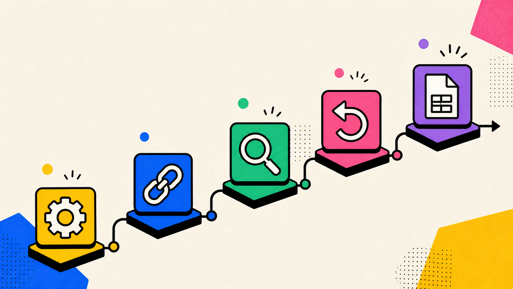 Illustration d'un parcours de formation opérationnelle Stripe