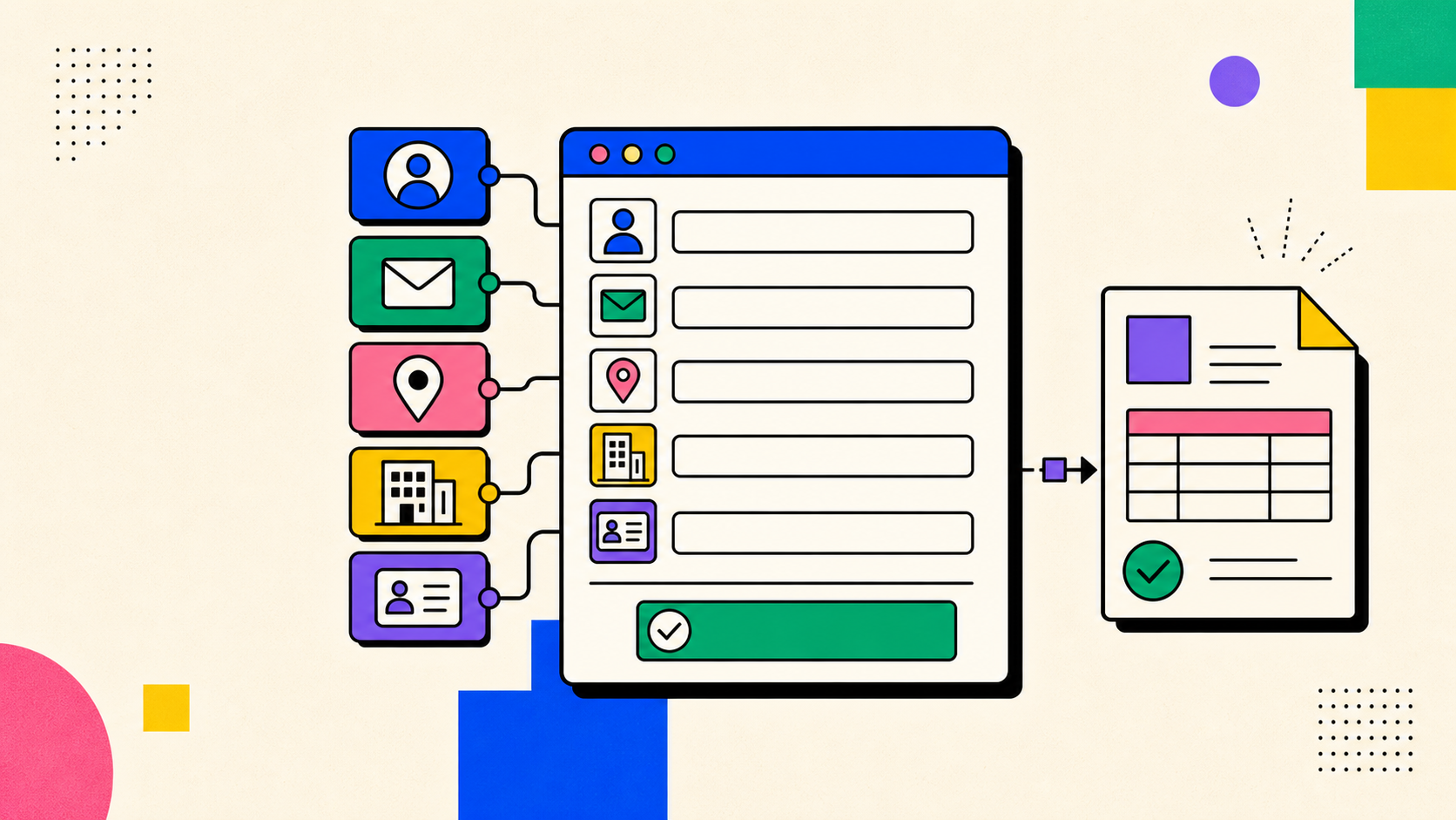 Illustration formulaire checkout et données client